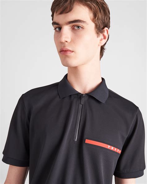 prada polo kopen|prada polo shirt black.